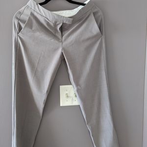 Theory slim beige dress pants